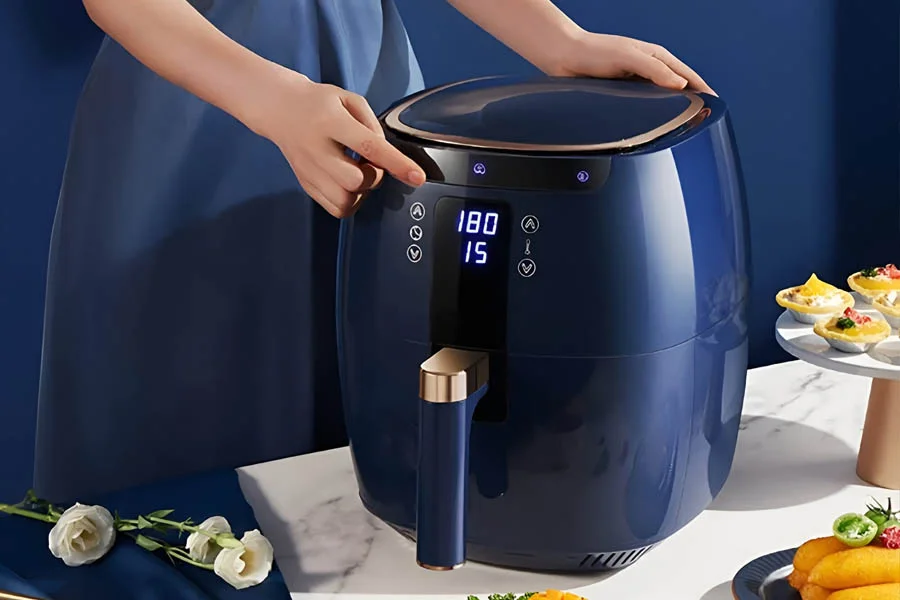 using the air fryer