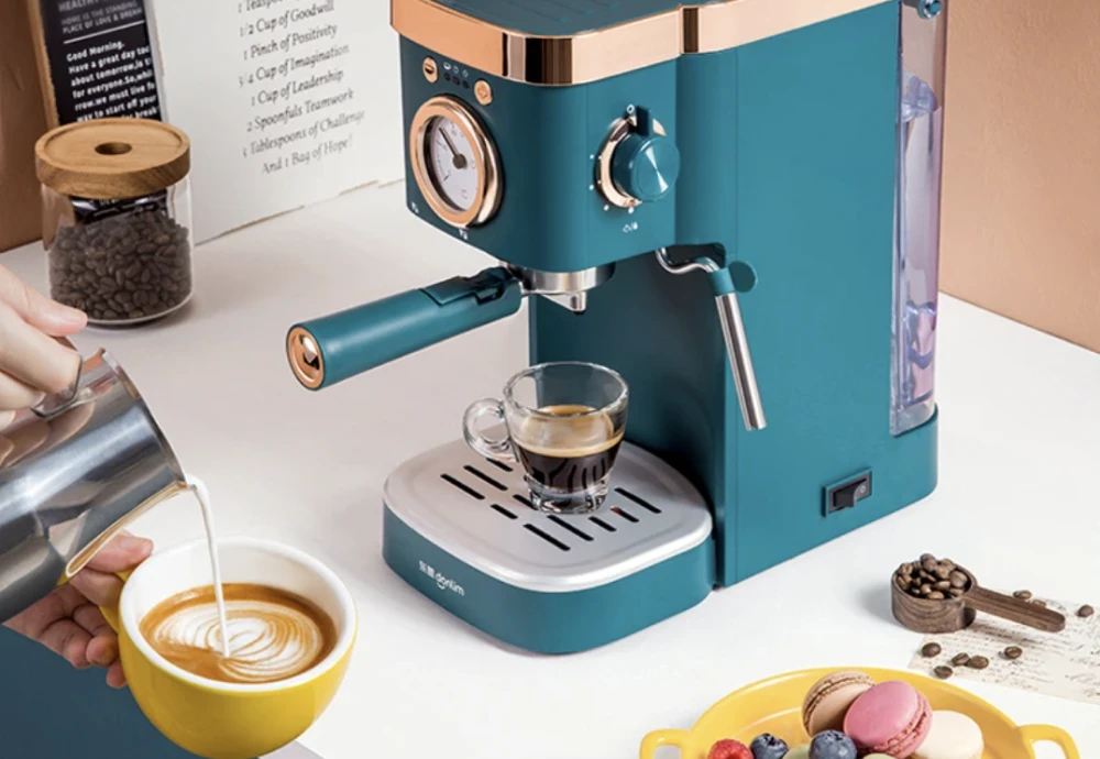 espresso machine with milk foamer