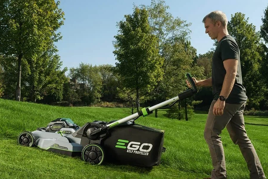 best battery power push mower
