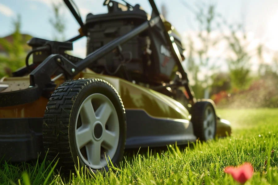 self propelled lawnmower