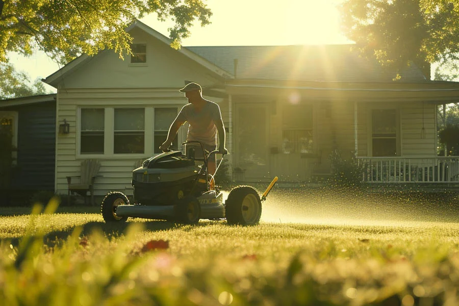 best battery power push mower