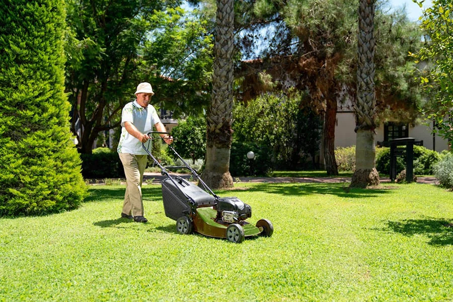 grass mower machine